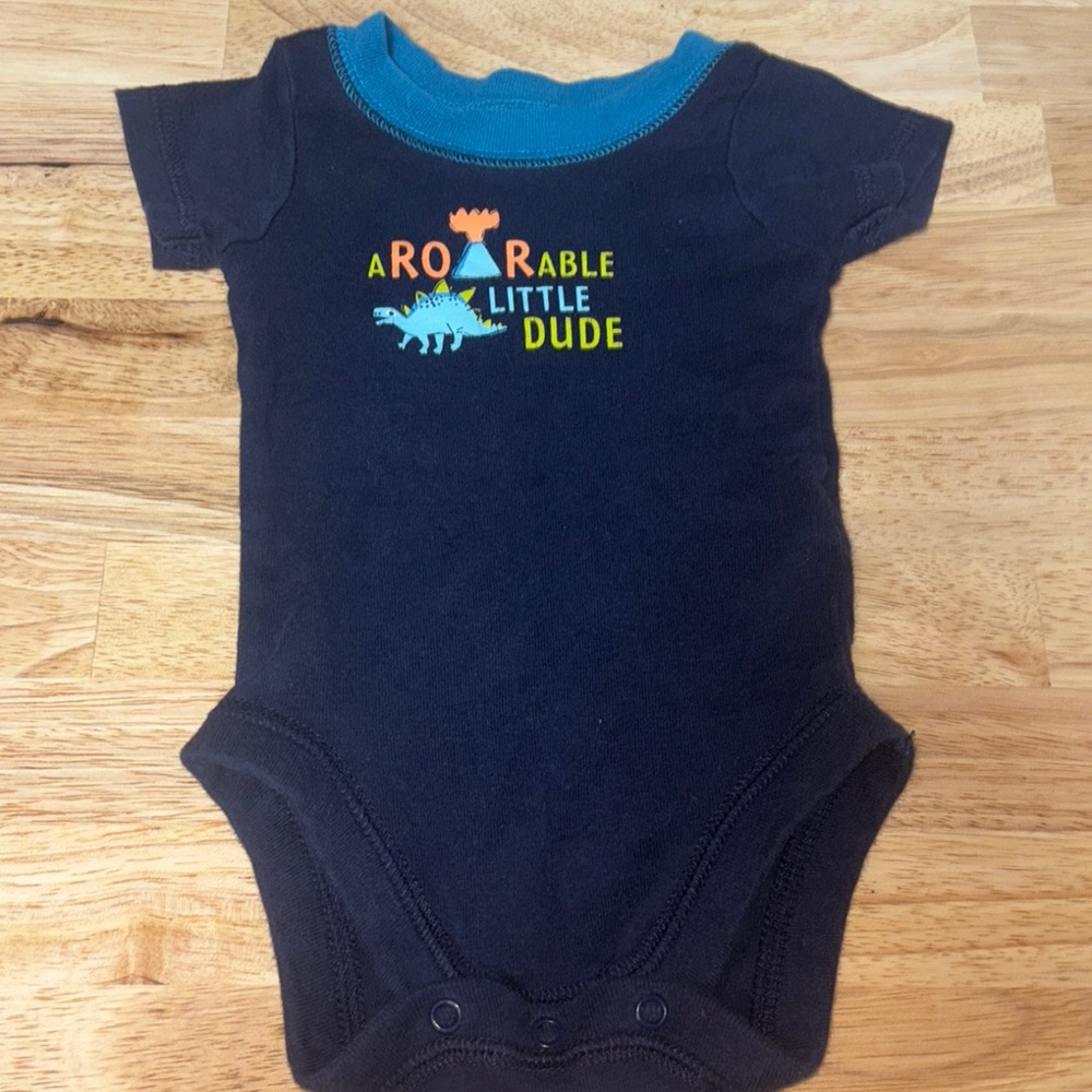 Navy Blue Onesie by Bundles Baby Place (0-3 Months)